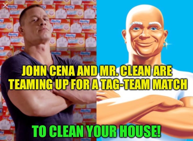 John Cena And Mr.Clean