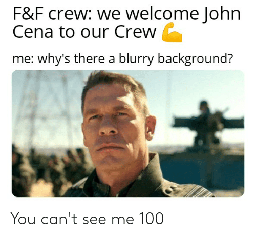 We Welcome John Cena To Our Crew