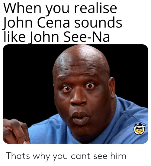 When You Realise John Cena Sounds