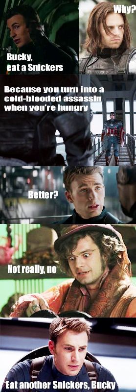 Bucky Eat A Snickers