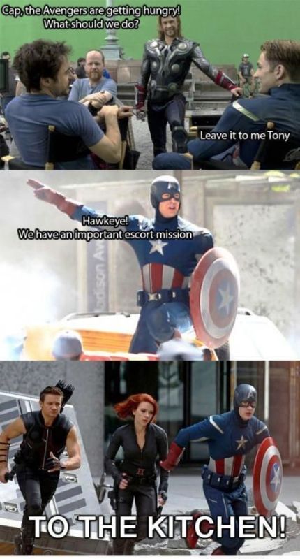 Cap The Avengers Are Getting Hungry