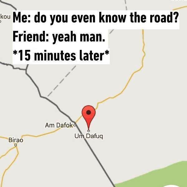 Do You Even Know The Road