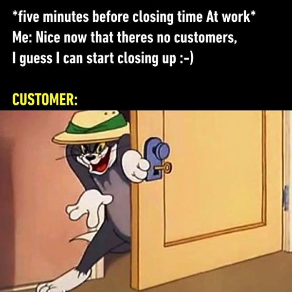 Five Minutes Before Closing Time