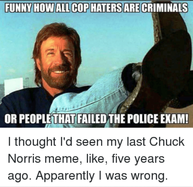 Funny How All Cop Haters Are Criminals