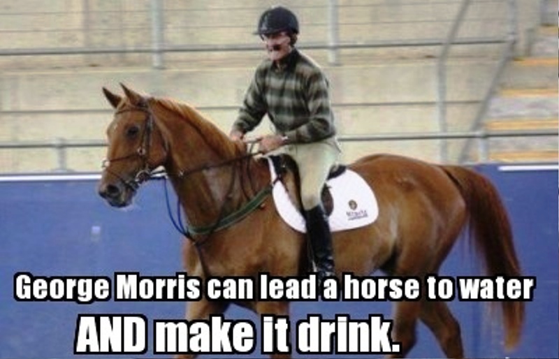 George Morris Can Lead A Horse To Water