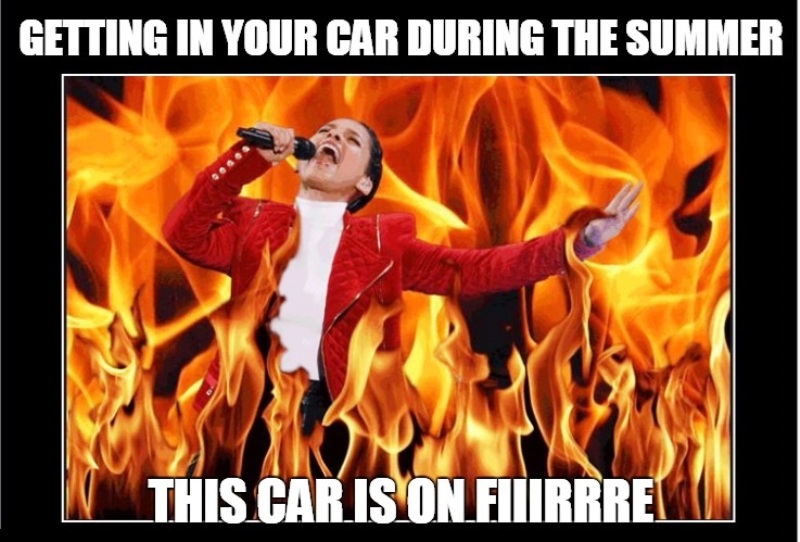 Getting In Your Car During The Summer