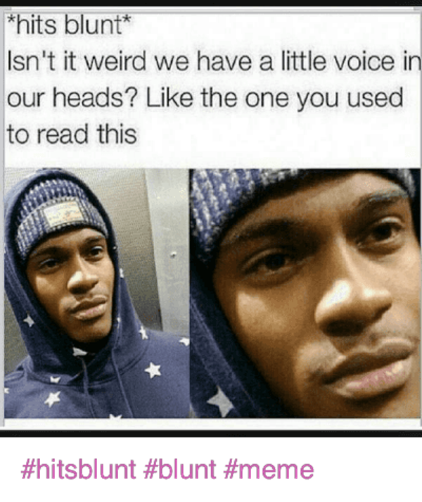 Hits Blunt Isnt Weird We Have A Little Voice