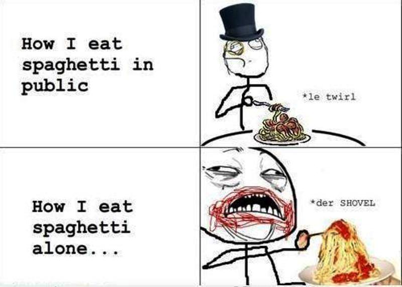 How I Eat Spaghetti In Public