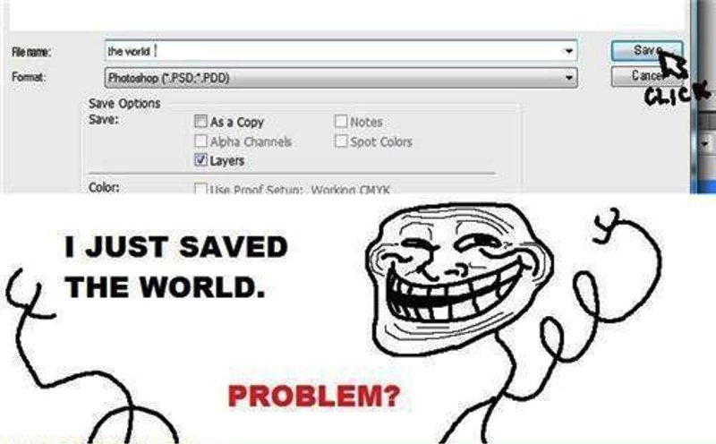 I Just Saved The World