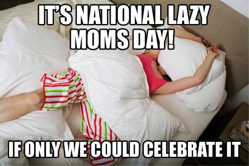 Its National Lazy Moms Day