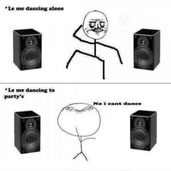 Le Me Dancing Alone