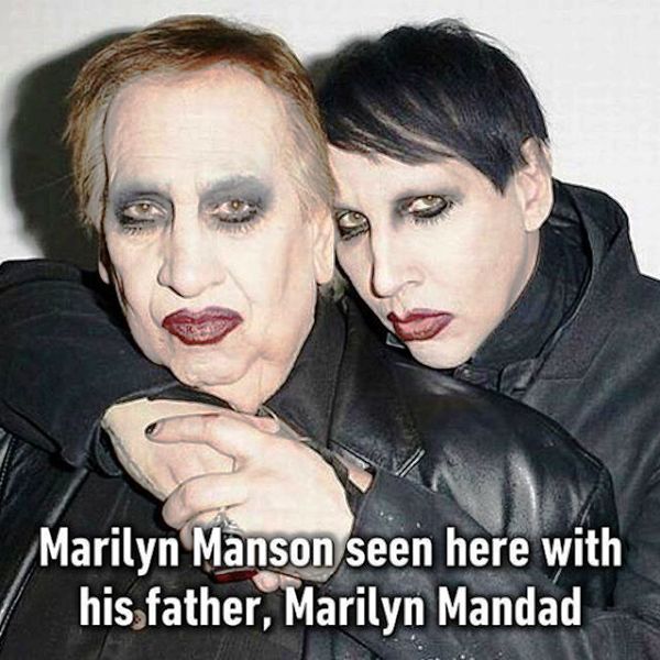 Marilyn Manson Seen Here