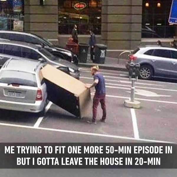 Me Trying To Fit One More 50 Min