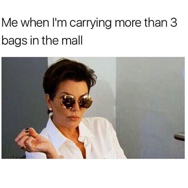 Me When I'm Carrying More Than 3 Bags