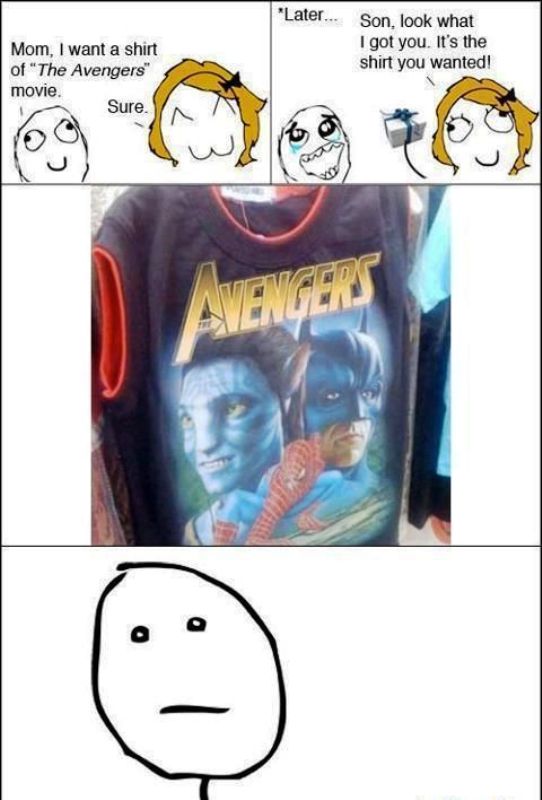 Mom I Want A Shirt Of The Avengers Movie