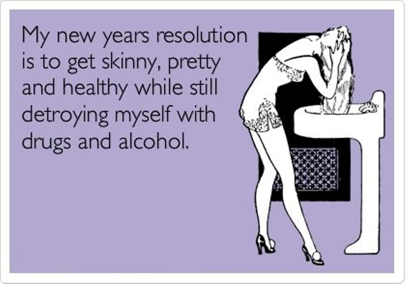 My New Years Resolution Is To Get Skinny