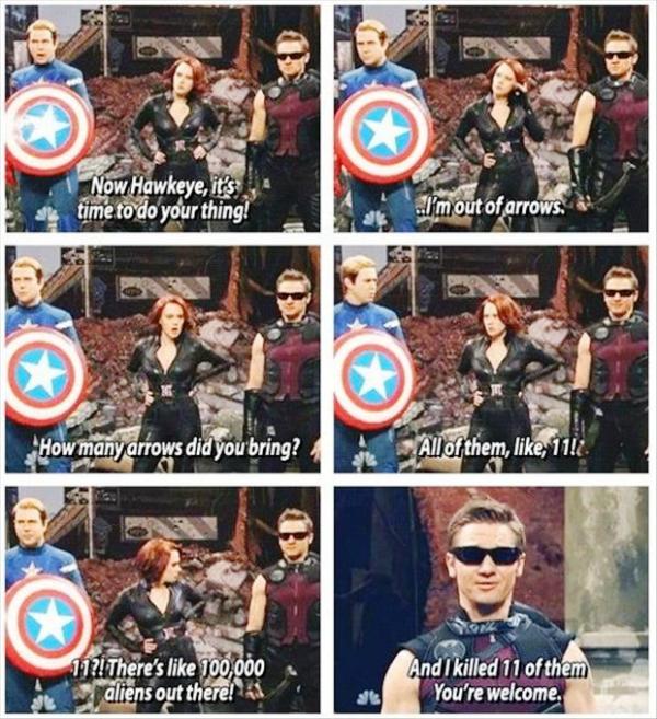 Now Hawkeye Its Time To Do Your Thing