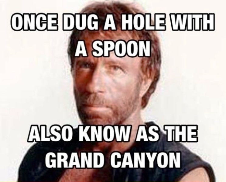 Once Dug A Hole With A Spoon