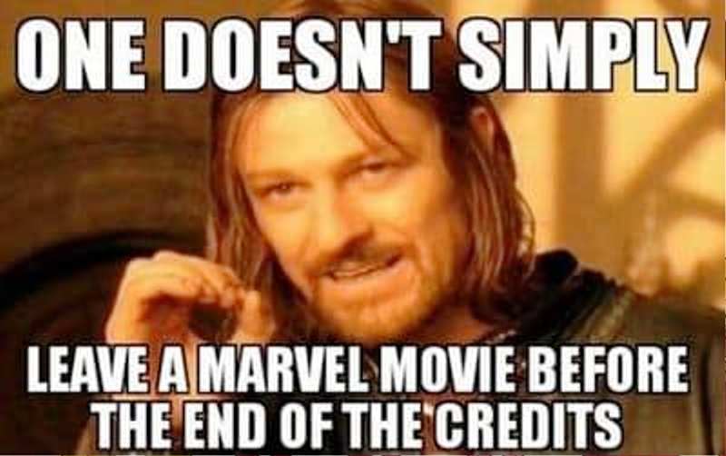 One Doesnt Simply Leave A Marvel Movie