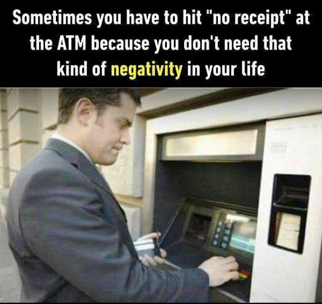 Sometimes You Have To Hit At The ATM