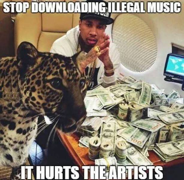 Stop Downloading Illegal Music