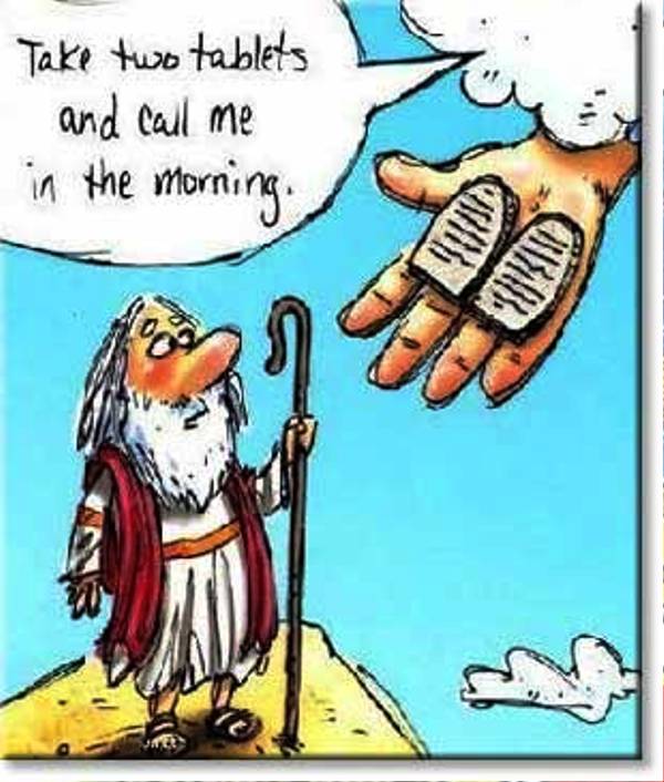 Moses cartoon