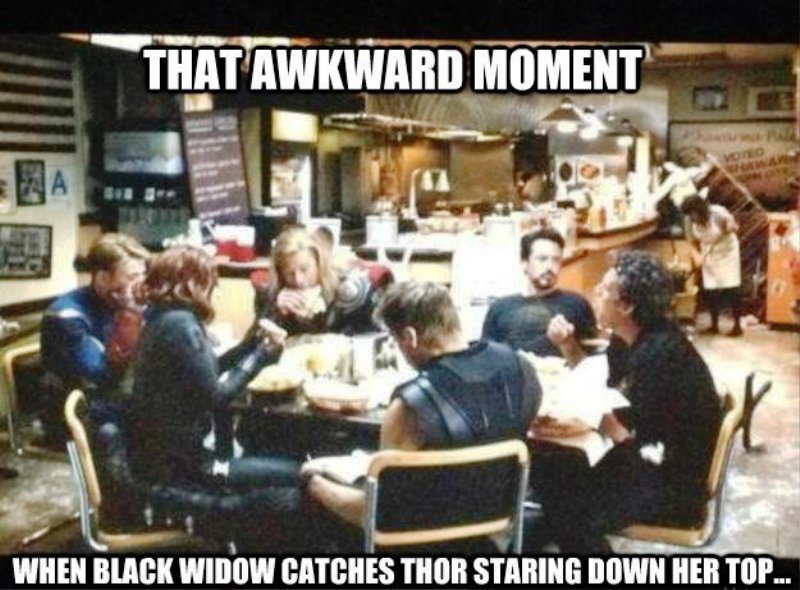 That Awkward Moment When Black Widow