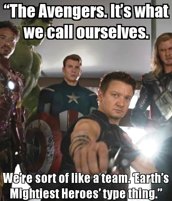The Avengers Its What We Call Ourselves