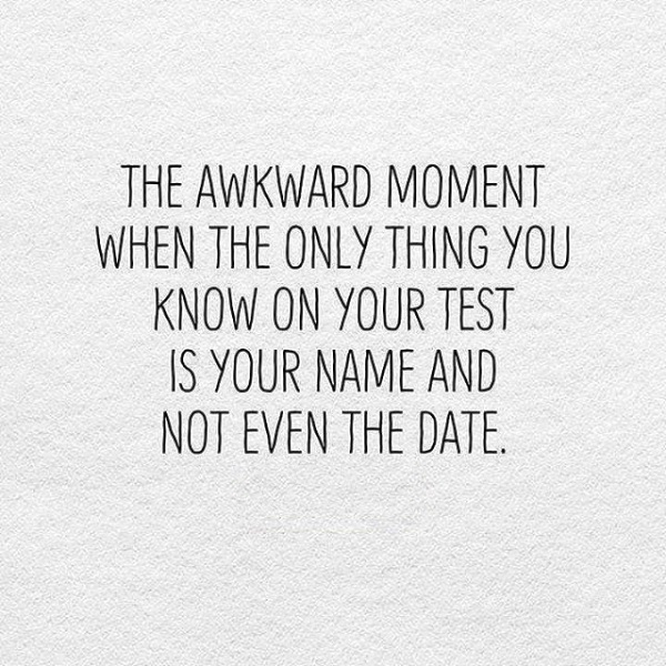 The Awkward Moment When The Only Thing