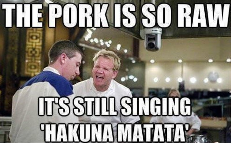 The Pork Is So Raw