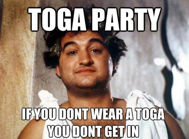 Toga Party If You Dont Wear A Toga
