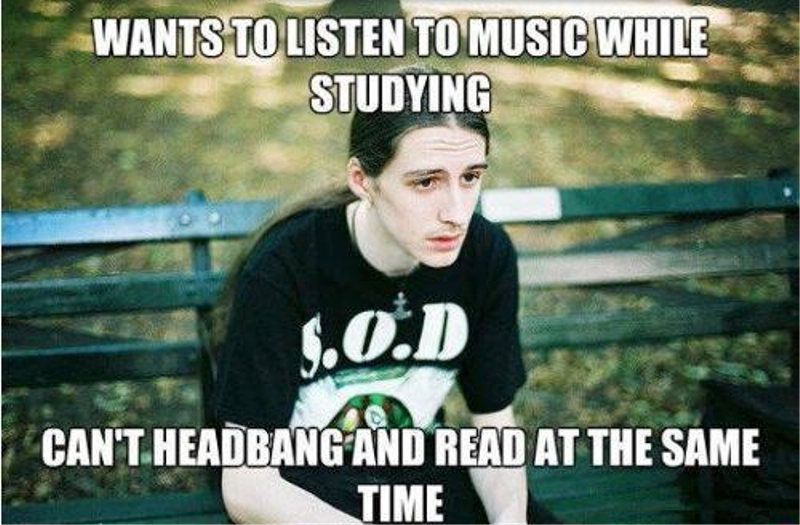 Wants To Listen To Music While Studying
