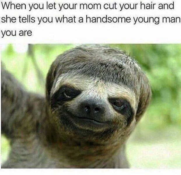 When You Let Your Mom Cut Your Hair