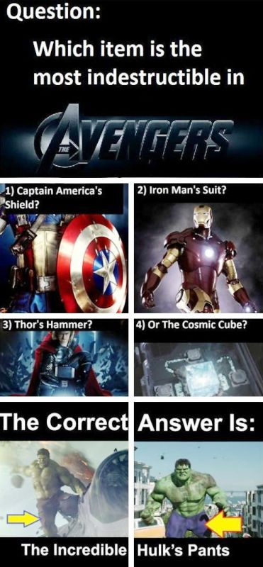 Which Item Is The Most Indestructible In Avengers