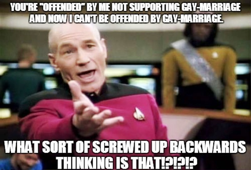 You re Offended By Me Not Supporting