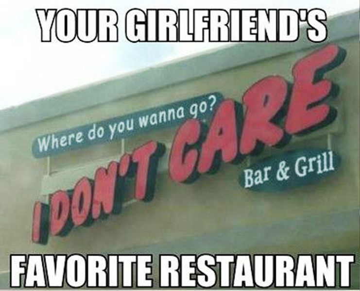 Your Girlfriends Favorite Restaurant