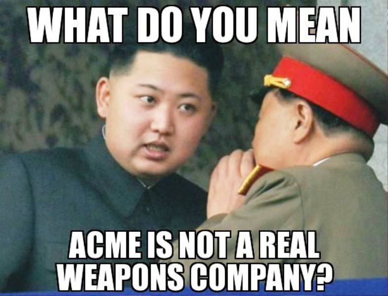 Acme Is Not A Real Weapons Company