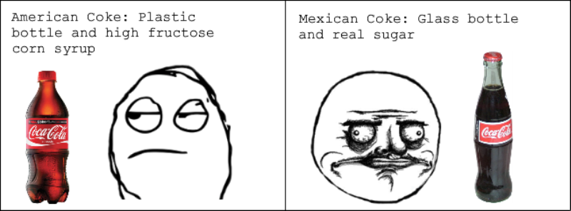 American Vs Mexican Coke