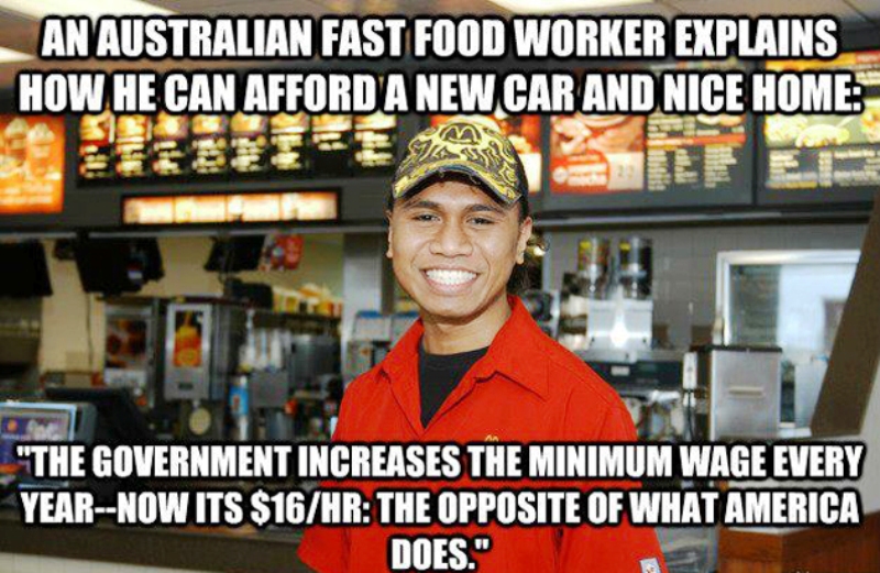 An Australian Fast Food Worker Explains