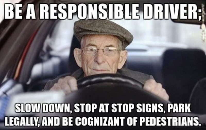 Be A Responsible Driver