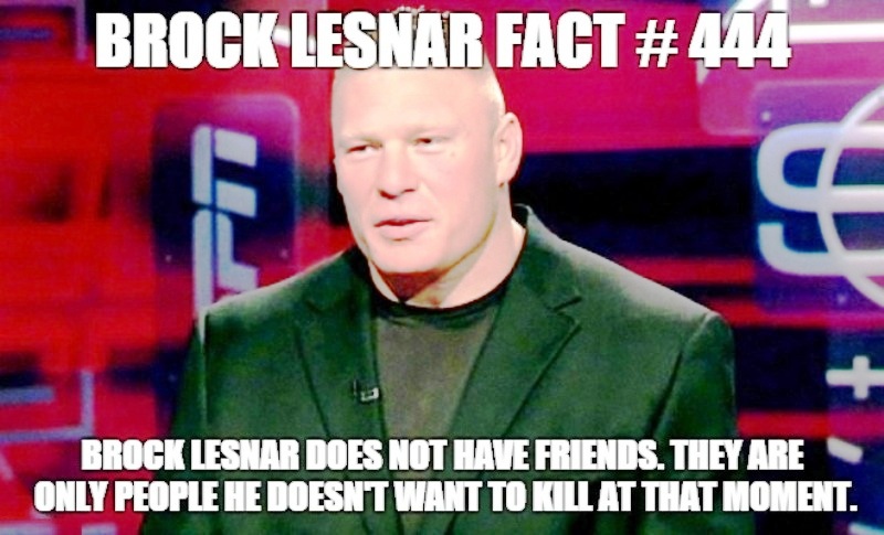 Brock Lesnar Fact