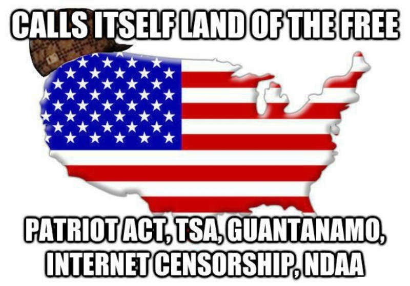 Calls Itself Land Of The Free