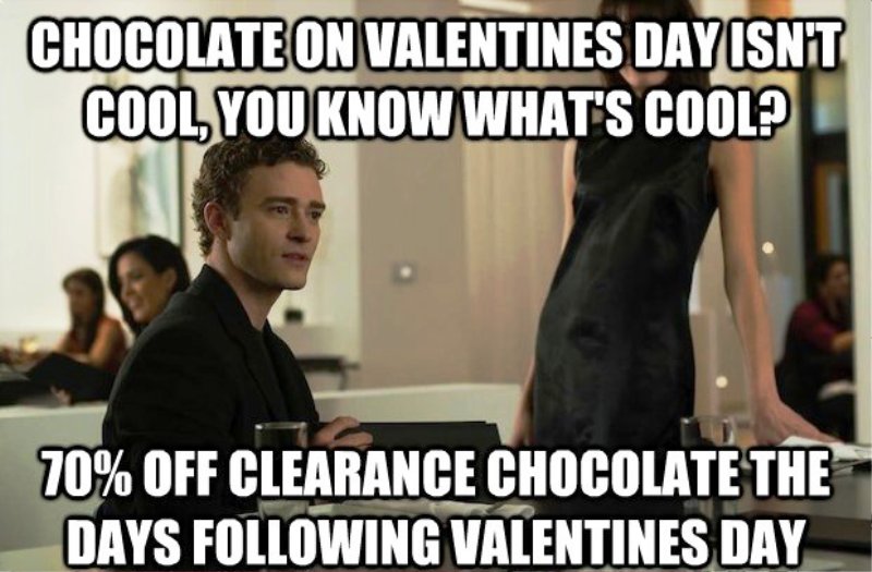 Chocolate On Valentines Day Isnt Cool