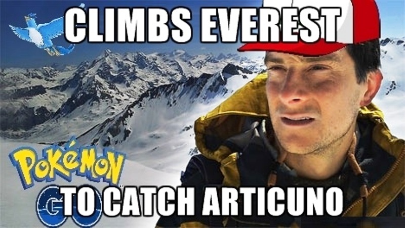 Climbs Everest To Catch Articuno