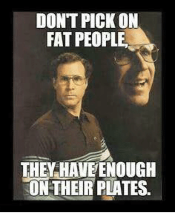 Dont Pick On Fat People