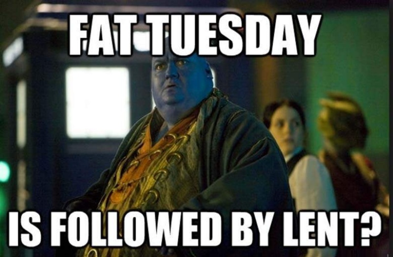 Fat Tuesday Is Followed By Lent