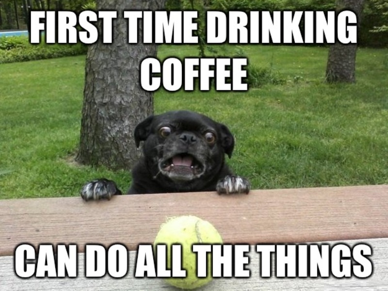 First Time Drinking Coffee