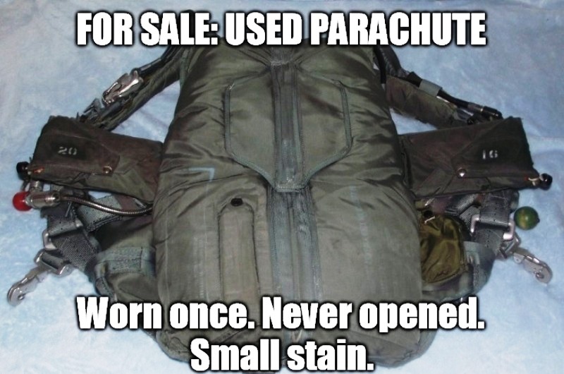 For Sale Used Parachute