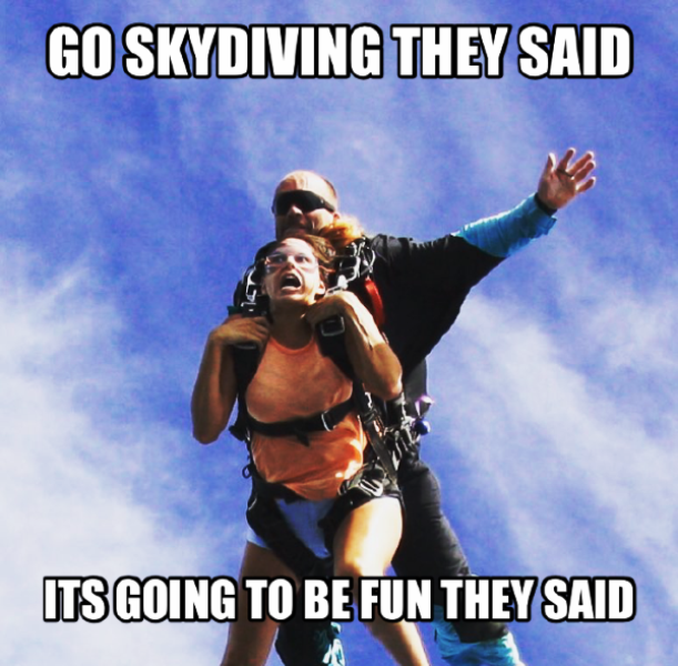 Go Skydiving The Said