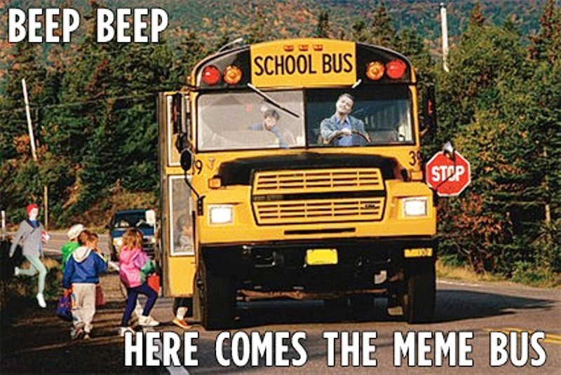 bus trip meme